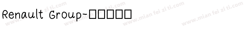 Renault Group字体转换